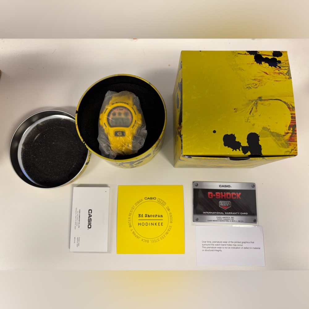 Hodinkee x Ed Sheeran Casio G-Shock Watch DW-6900ES23C-9CR Limited Edition
